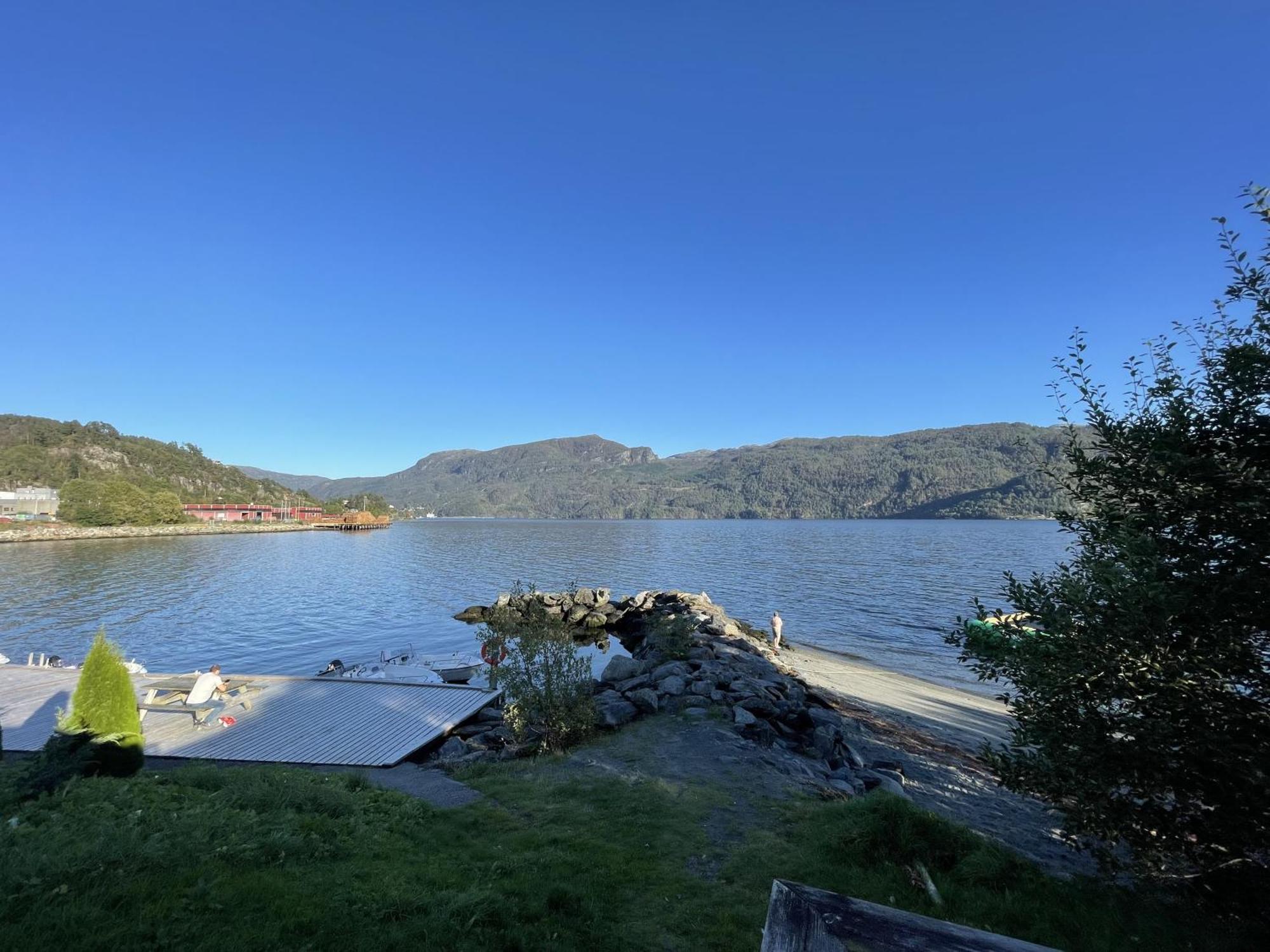 Sauda Fjord Camping Saudasjoen ภายนอก รูปภาพ
