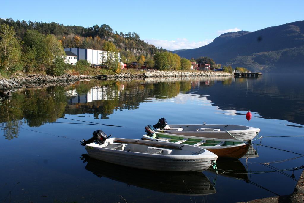Sauda Fjord Camping Saudasjoen ภายนอก รูปภาพ